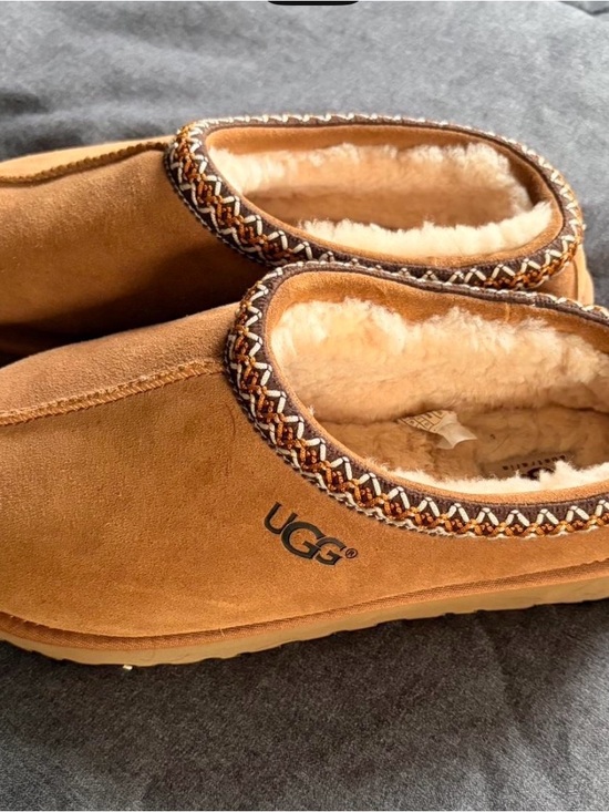 UGG Other - UGG Chestnut/Tan Suede Shearling Slip-On Mules